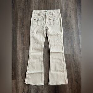 Levi's Regular Rise Flare Jeans, girls size 12, khaki